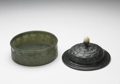 图片[3]-Jade round box, Qing dynasty (1644-1911)-China Archive